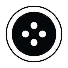 clasper icon, button vector, shape illustration