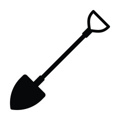 shovel icon, farm vector, scoop illustration