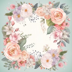 Illustrations for wedding cards or other design aids. And it makes it easier for designers to work, floral card, flower, rose