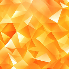 Orange polygonal abstract background consisting of triangles	