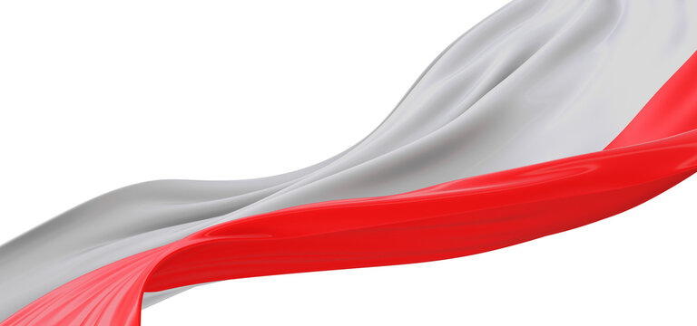 poland flag 3d