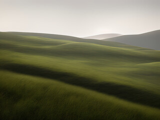 the hills landscape with Generative AI.