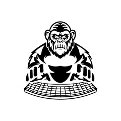 monkey logo illustration