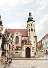 Fototapeta na wymiar Church of St. Andrew in Krakow, Poland