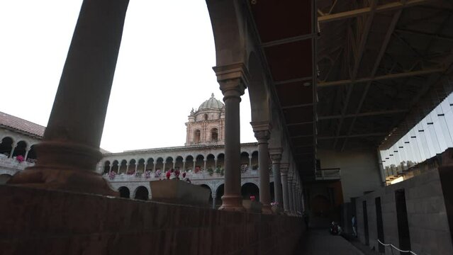 Santo Domingo cathedral in cusco peru
