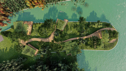 Championing Biodiversity: The Protection Center birds eye view