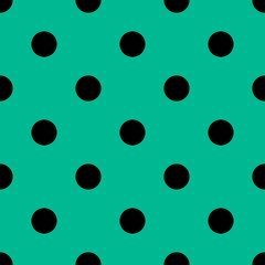 Cute sweet green pattern or textures set with black polka dots on colorful seamless background for desktop or phone wallpaper.
