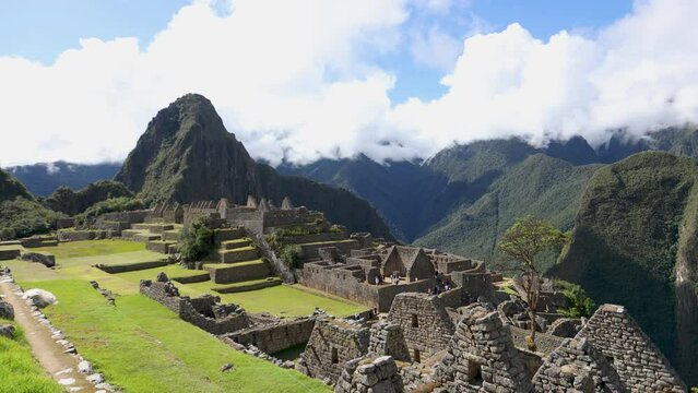Machu Picchu ruin in peru