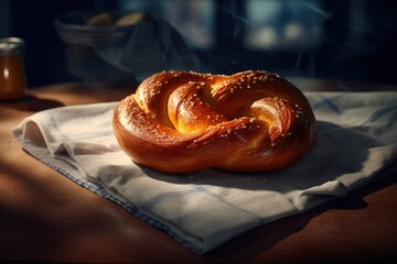 Freshly Baked Soft Pretzel Bread