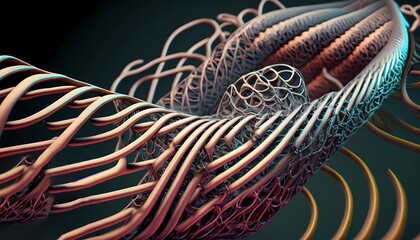 organic shape color surreal background