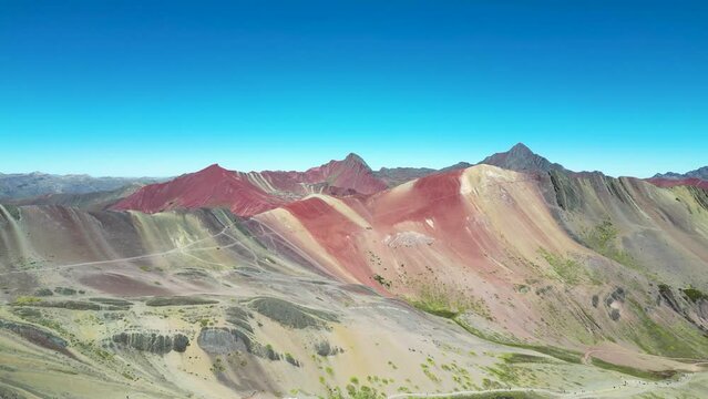 Vinicunca, Cusco Region, Peru. Montana de Siete Colores, or Rainbow Mountain.