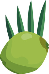 Concepts agriculture resources and Sustainable organic agriculture abstract. Free from pesticide and herbicide, antibiotics hormones GMO food, coconut.