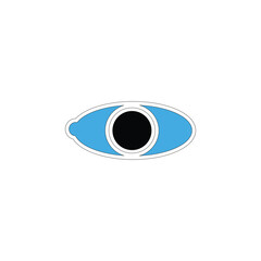 icon eye illustration design