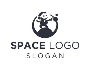 Logo design about Space on a white background. made using the CorelDraw application.