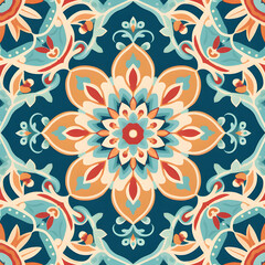 Boho Chic Floral Pattern