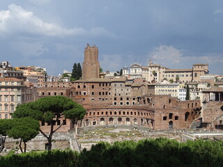 Fototapeta na wymiar Trajan Market in Rome