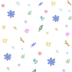 flowers pastel background