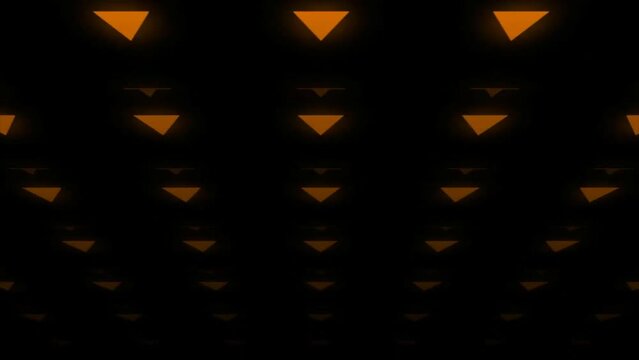 Orange Arrow Background Stock Video Effects VJ Loop Abstract Animation HD 2K 4K 60m