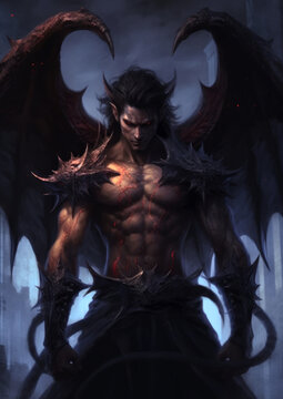 demon lord succubus . Generative AI