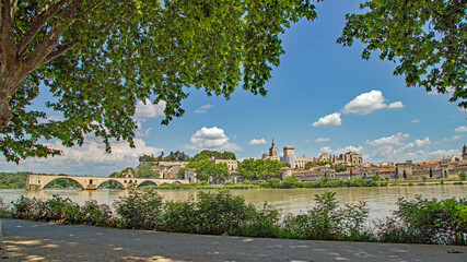 Panorama sur Avignon.