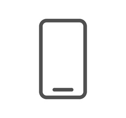 Smartphone protection related icon outline and linear vector.
