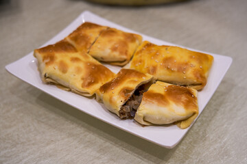 A delicious Chinese Xinjiang dish, baked buns