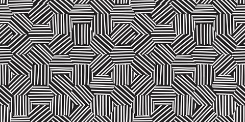 Geometric illustration background. Seamless pattern.Vector. 幾何学イラストパターン　背景素材
