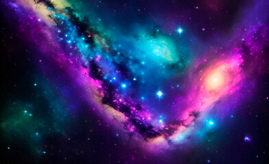 Obraz premium Background with space (Created with Generative AI technology)