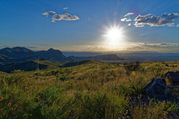 Abendstimmung Chisos Mountains