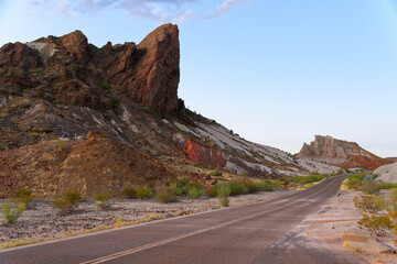 Straße im Big Bend Nationalpark