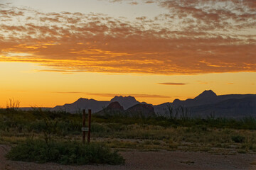 Sonnenaufgang im Big Bend Nationalpark © Gerhard Sievert