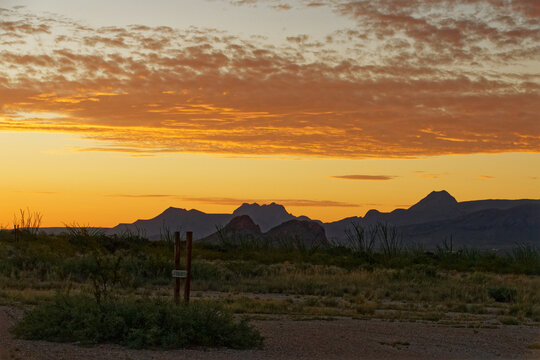 Sonnenaufgang im Big Bend Nationalpark