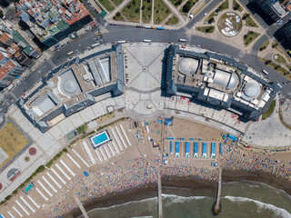 Bristol Beach and Casino, Mar del Plata, Buenos Aires, Argentina.