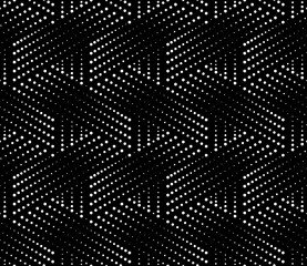 Vector seamless texture. Modern geometric background.Grid of dots.