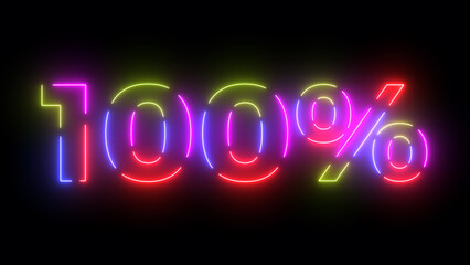100% colored text. Laser vintage effect. Infinite loopable 4K animation