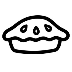 pie line icon style