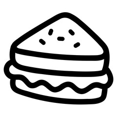 sandwich line icon style