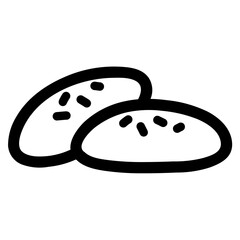 cookey line icon style