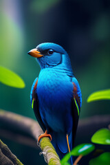 Bird colorful beautiful