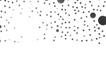  Colorful assorted confetti with serpentine on white  - Silver Holographic PNG