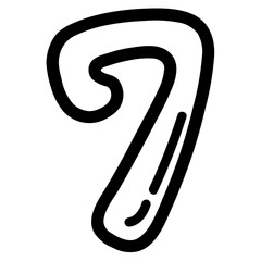 seven line icon style