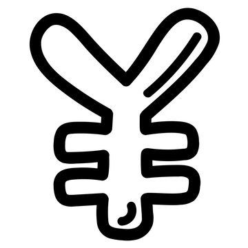 recommend clip art: yen line icon style