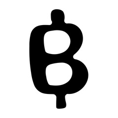 baht glyph icon style