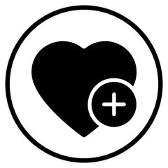 Obraz premium favorite glyph icon