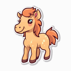 horse, illustration, isolated, animal, farm, equestrian, equine, mammal, vector, horseback, mane, pony, mare, cartoon, collection, domestic, set, cute, symbol, stallion, sport, art, white, character, 