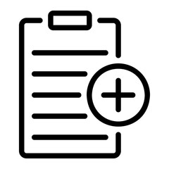 clipboard line icon