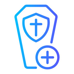 coffin gradient icon