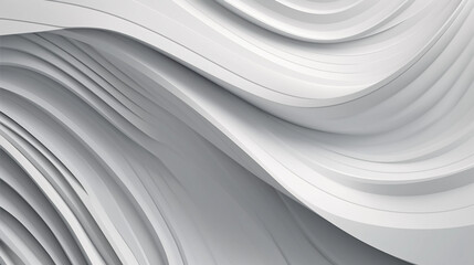 Obraz premium white abstract wavy background