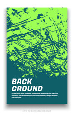 Abstract grunge background cover design with brush strokes concept. Design element for posters, magazines, book covers, brochure template, flyer, presentation.