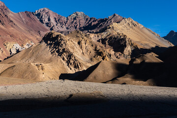 Andes mountains in Penitentes, Mendoza, Argentina.